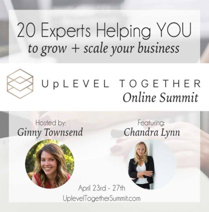Chandra Lynn Speaks About Personal Branding on upLevel Together Online Summit